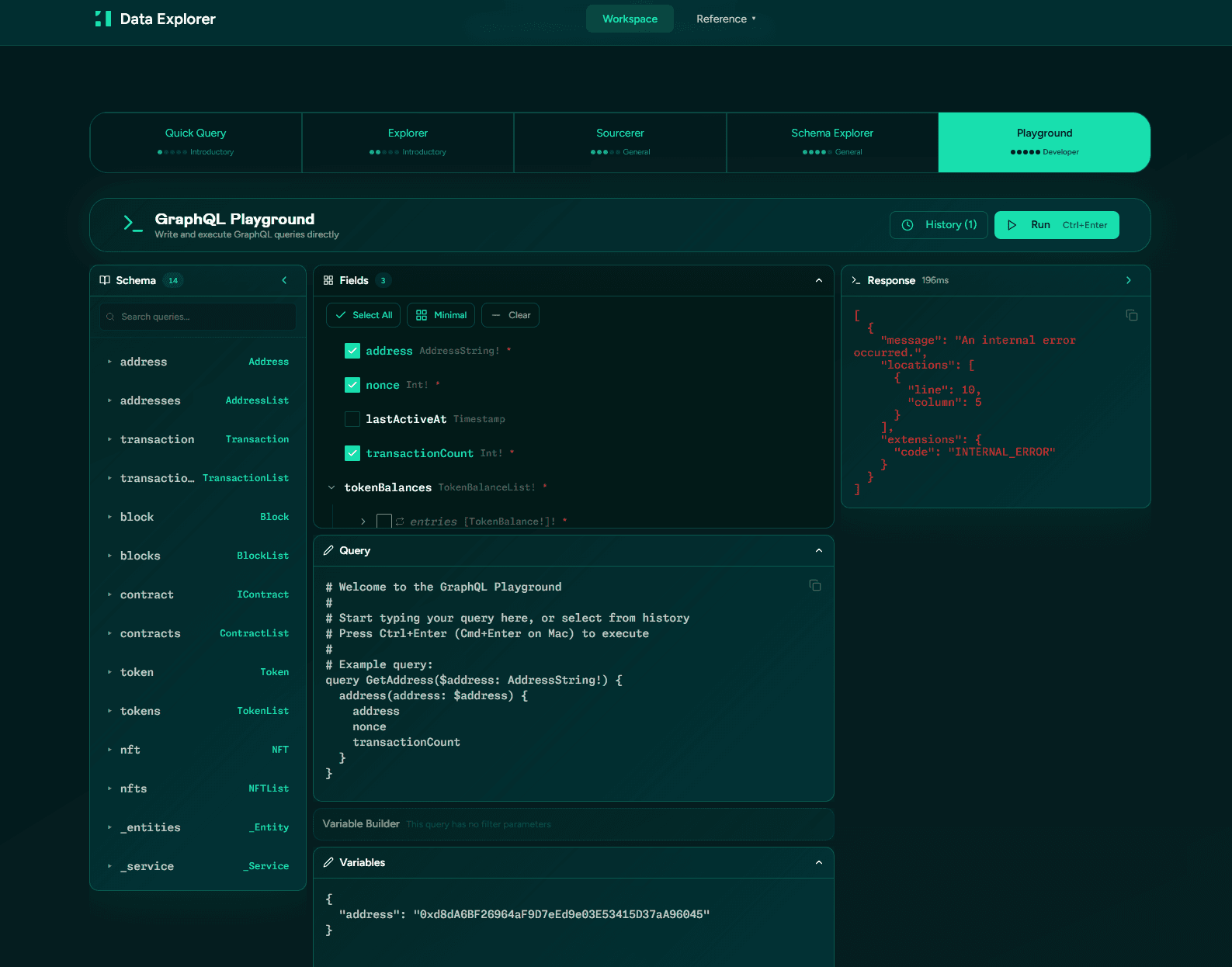 GraphQL Playground